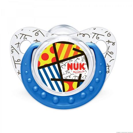 Chupeta NUK Britto Trend Adore Azul Tam 2 Menor preço em Chupeta NUK Britto Trend Adore Azul Tam 2