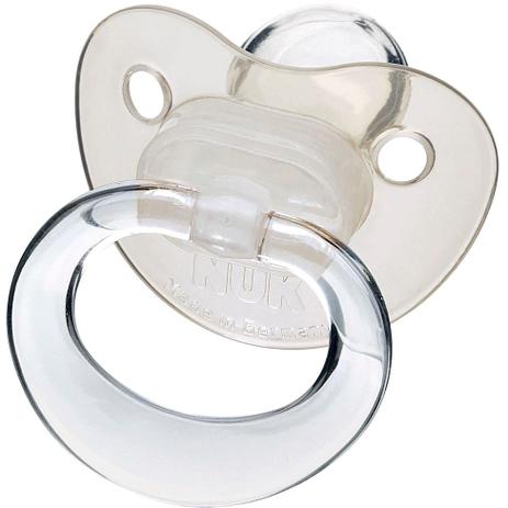 Chupeta Nuk c/ Bico de Silicone Ortodôntico Tam. 2 - Transparente Menor preço em Chupeta Nuk c/ Bico de Silicone Ortodôntico Tam. 2 - Transparente