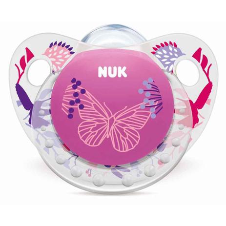 Chupeta Nuk Trendine Comfort Tamanho 2 6m+ Lílas Menor preço em Chupeta Nuk Trendine Comfort Tamanho 2 6m+ Lílas