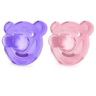 Chupeta Ortodôntica Soothie Rosa e Lilás 0 a 3 meses Avent Philips Menor preço em Chupeta Ortodôntica Soothie Rosa e Lilás 0 a 3 meses Avent Philips