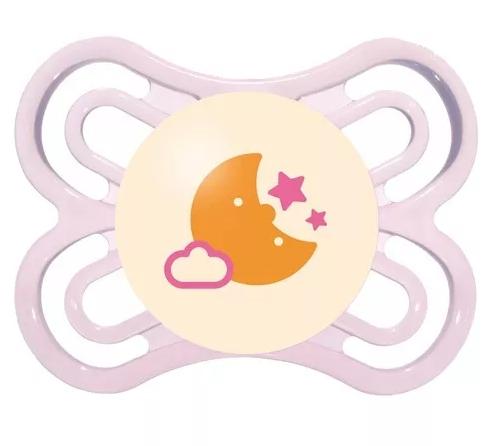 CHUPETA PERFECT NIGHT GIRLS - Tam. 1 (0-6m) ROSA - MAM Menor preço em CHUPETA PERFECT NIGHT GIRLS - Tam. 1 (0-6m) ROSA - MAM