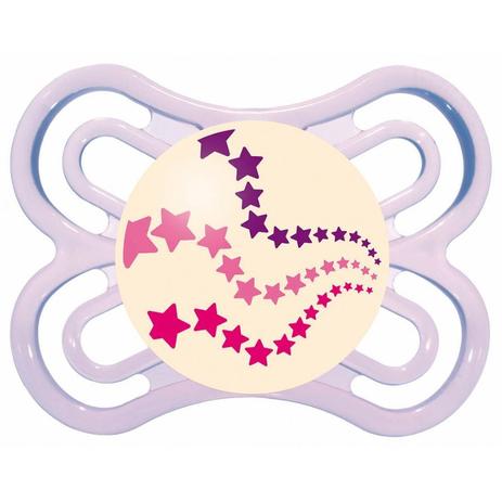 Chupeta Perfect Night Silk Touch Roxa 0 a 6 Meses - MAM Menor preço em Chupeta Perfect Night Silk Touch Roxa 0 a 6 Meses - MAM