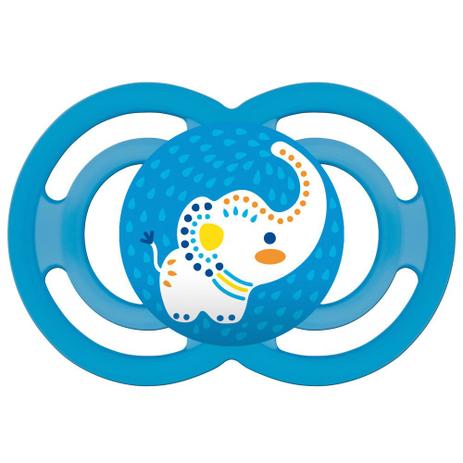 Chupeta Perfect Silicone - Azul - Elefante - MAM Menor preço em Chupeta Perfect Silicone - Azul - Elefante - MAM