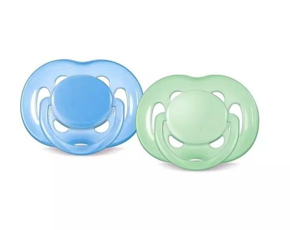 Chupeta Philips Avent 6-18 Meses Freeflow Azul E Verde Menor preço em Chupeta Philips Avent 6-18 Meses Freeflow Azul E Verde