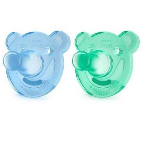 Chupeta Philips Avent Soothie Ursinho 0 a 3m Menino Menor preço em Chupeta Philips Avent Soothie Ursinho 0 a 3m Menino