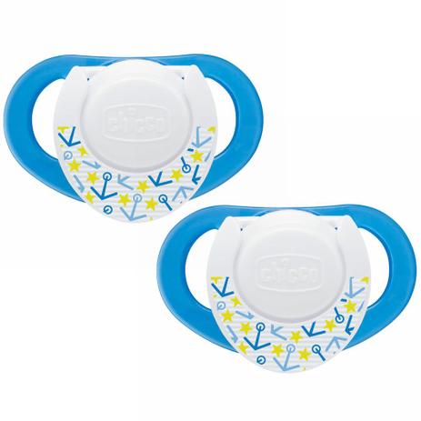 Chupeta Physio Ring Ortodôntica de Silicone - Azul - Tam. 2 - 6 a 12 Meses - Chicco Menor preço em Chupeta Physio Ring Ortodôntica de Silicone - Azul - Tam. 2 - 6 a 12 Meses - Chicco
