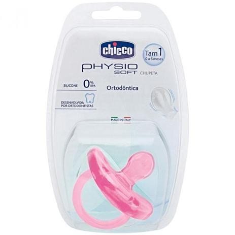 Chupeta physio soft rosa chicco 0 a 6 meses Menor preço em Chupeta physio soft rosa chicco 0 a 6 meses