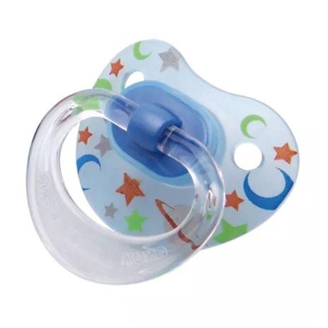 Chupeta Premium Color de Silicone Ortodôntica Tam 1 Azul - Kuka Menor preço em Chupeta Premium Color de Silicone Ortodôntica Tam 1 Azul - Kuka