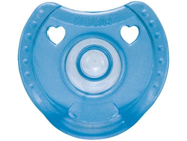 Chupeta Silicone Redondo Kuka Soft Comfort - Azul Acima de 6 Meses Menor preço em Chupeta Silicone Redondo Kuka Soft Comfort - Azul Acima de 6 Meses