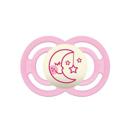 Chupeta Silk Touch Perfect Night 6M+ Lua Menina - MAM Menor preço em Chupeta Silk Touch Perfect Night 6M+ Lua Menina - MAM