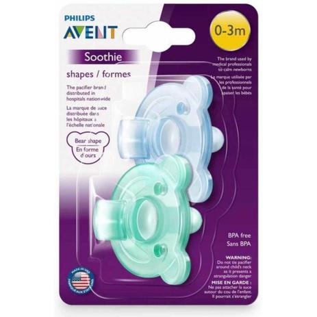 Chupeta Soothie Calmante 0-3m - 2 Unidades - Philips Avent Menor preço em Chupeta Soothie Calmante 0-3m - 2 Unidades - Philips Avent