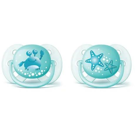 Chupeta ultra soft decorada azul (0-6m) philips avent unica - Avent philips Menor preço em Chupeta ultra soft decorada azul (0-6m) philips avent unica - Avent philips