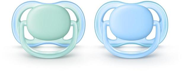 Chupetas Philips Ultra Air Azul e Verde (Dupla) 0-6M Menor preço em Chupetas Philips Ultra Air Azul e Verde (Dupla) 0-6M