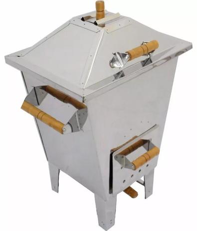 Churrasqueira a Bafo Aço Inox M + Kit Gás + Termômetro - Absoluto Metais - Vila do churrasco é boa?