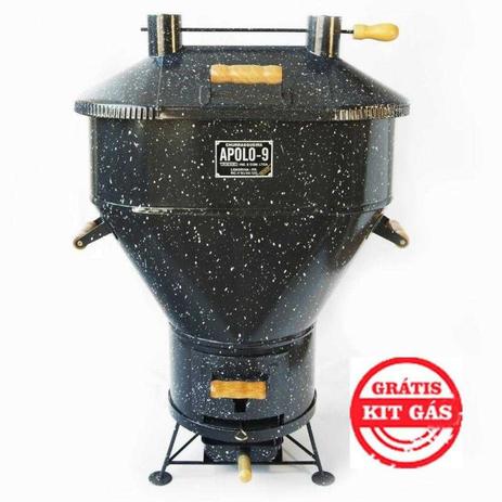 Churrasqueira Apolo 9 a Bafo Gás ou Carvão Esmaltada - Weber Menor preço em Churrasqueira Apolo 9 a Bafo Gás ou Carvão Esmaltada - Weber