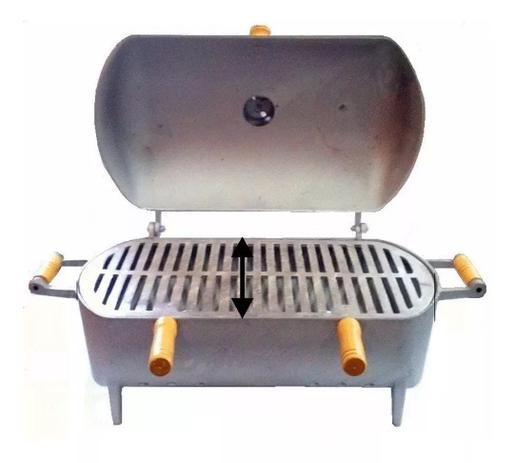 Churrasqueira Bafo E Grelha Toda Em Aluminio Fundido Batido - PANELASBRASIL Menor preço em Churrasqueira Bafo E Grelha Toda Em Aluminio Fundido Batido - PANELASBRASIL