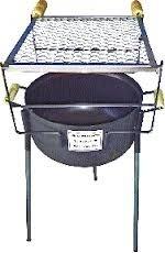 Churrasqueira Botijão C/ Grelha - Desmontável Pesca Acampar - Suporte gpf Menor preço em Churrasqueira Botijão C/ Grelha - Desmontável Pesca Acampar - Suporte gpf