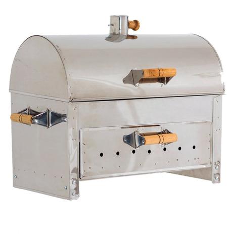 Churrasqueira Brasa Grill Mini Carvão Aço Inox - Eliza Churrasqueira Menor preço em Churrasqueira Brasa Grill Mini Carvão Aço Inox - Eliza Churrasqueira
