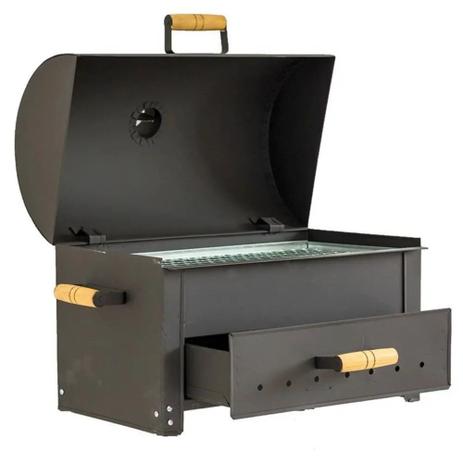 Churrasqueira Brasa Grill Mini N01 Preta - Eliza - Eliza Churrasqueiras Menor preço em Churrasqueira Brasa Grill Mini N01 Preta - Eliza - Eliza Churrasqueiras