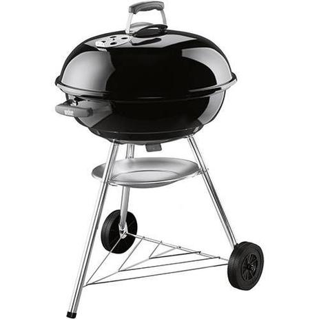 Churrasqueira Compact Weber Carvão Preta Aço Esmaltado Menor preço em Churrasqueira Compact Weber Carvão Preta Aço Esmaltado