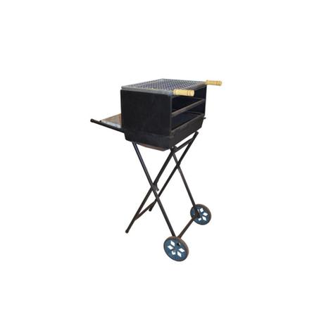 Churrasqueira Dobrável com Rodas 88x49x62cm Preta - Santa edwirges Menor preço em Churrasqueira Dobrável com Rodas 88x49x62cm Preta - Santa edwirges