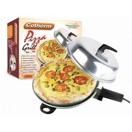 Churrasqueira elétrica 2 em 1 Pizza Grill com Tampa Cotherm Menor preço em Churrasqueira elétrica 2 em 1 Pizza Grill com Tampa Cotherm