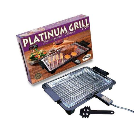 Churrasqueira Eletrica Anurb Platinum Grill Plus 220V Preto Menor preço em Churrasqueira Eletrica Anurb Platinum Grill Plus 220V Preto