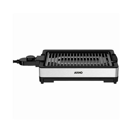 Churrasqueira Elétrica Arno 1000W Preto E Prata Inox 127V TG300DB1 Menor preço em Churrasqueira Elétrica Arno 1000W Preto E Prata Inox 127V TG300DB1
