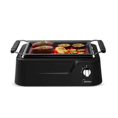 Churrasqueira Elétrica Grill Infravermelho E Sem Fumaça Smokeless Midea é ruim? Churrasqueira Elétrica Grill Infravermelho E Sem Fumaça Smokeless Midea é boa?
