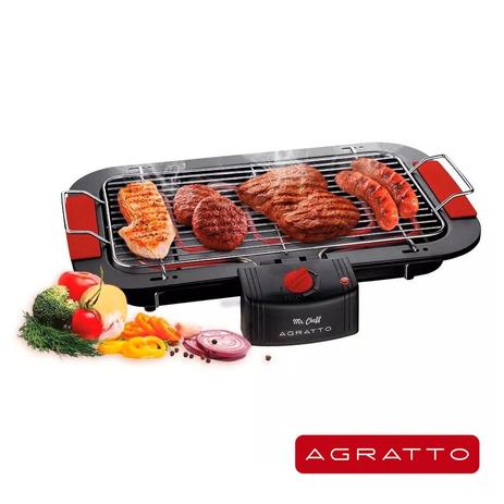 Churrasqueira Elétrica Grill Mr Cheff Agratto Mod. 2018 Menor preço em Churrasqueira Elétrica Grill Mr Cheff Agratto Mod. 2018