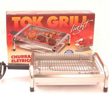 Churrasqueira elétrica light Tok Grill 110v Menor preço em Churrasqueira elétrica light Tok Grill 110v