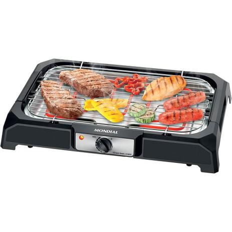Churrasqueira Elétrica Mondial 1800W CH-05 Preta - 127V Menor preço em Churrasqueira Elétrica Mondial 1800W CH-05 Preta - 127V