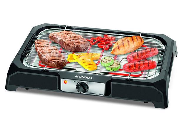 Churrasqueira Elétrica Mondial Gran Steak Grill CH-05 1800W 110V Menor preço em Churrasqueira Elétrica Mondial Gran Steak Grill CH-05 1800W 110V
