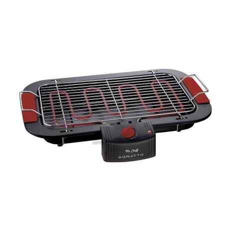 Churrasqueira Elétrica Mr. Cheff Agratto 1800W Menor preço em Churrasqueira Elétrica Mr. Cheff Agratto 1800W