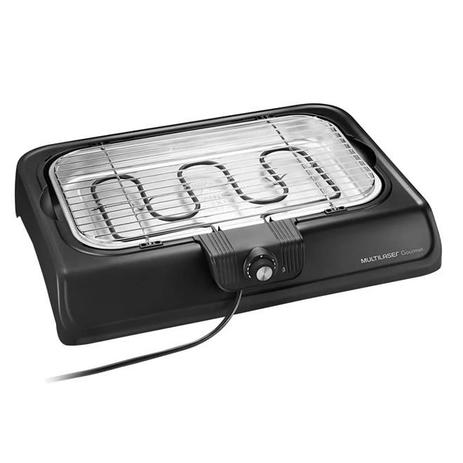 Churrasqueira Elétrica Portátil Multilaser CE033 1800W Preta Menor preço em Churrasqueira Elétrica Portátil Multilaser CE033 1800W Preta