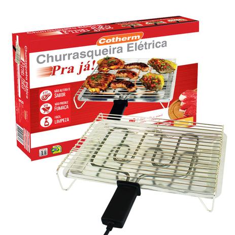 Churrasqueira Elétrica Portátil Pra Já Cotherm S Fumaça 110v Menor preço em Churrasqueira Elétrica Portátil Pra Já Cotherm S Fumaça 110v