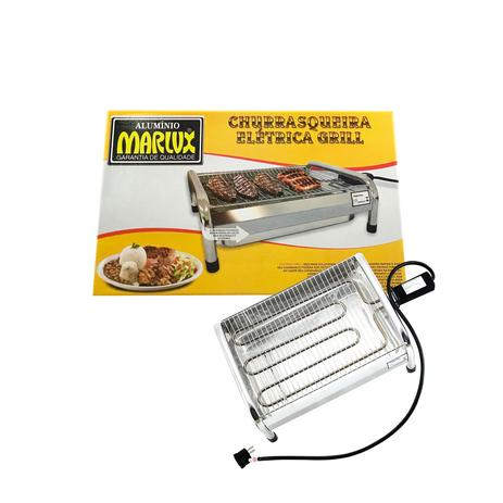 Churrasqueira Eletrica Super Grill II 127V 1600W de Potencia - Marlux Menor preço em Churrasqueira Eletrica Super Grill II 127V 1600W de Potencia - Marlux