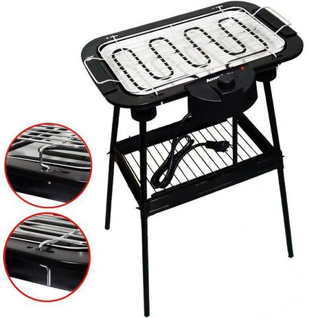 Churrasqueira Elétrica Super Grill Portátil 220V com Pés e Prateleira Amvox 2000W ACH 2000-2 Preta é boa?