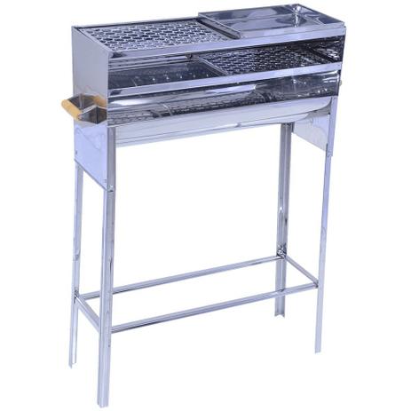 Churrasqueira Espetinho 2 andar Fechada Carvão Aço Inox - Eliza Churrasqueira é boa?