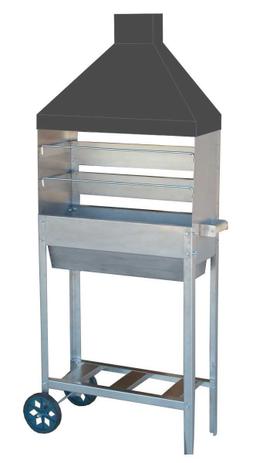 Churrasqueira Espetinho Inox Tamanho 60 Com Coifa Preta 2 Grelhas - Loja virtual lumaqmetal Menor preço em Churrasqueira Espetinho Inox Tamanho 60 Com Coifa Preta 2 Grelhas - Loja virtual lumaqmetal