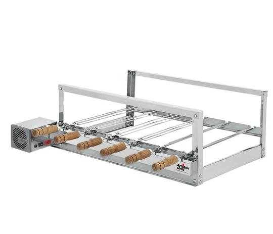 Churrasqueira Giratória 6 Espetos Cabo Madeira The Grill 27x83cm Bivolt Lado Esquerdo TG-6 CM - Artinox Menor preço em Churrasqueira Giratória 6 Espetos Cabo Madeira The Grill 27x83cm Bivolt Lado Esquerdo TG-6 CM - Artinox