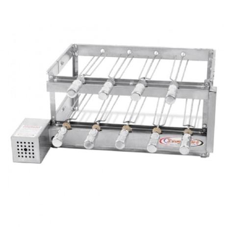Churrasqueira giratoria 9 espetos grill inox itagrill luxo - Itajobi fogões Menor preço em Churrasqueira giratoria 9 espetos grill inox itagrill luxo - Itajobi fogões