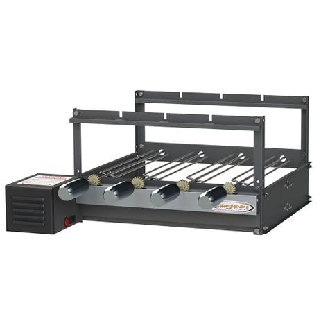 Churrasqueira Giratória Itagrill 4 Espetos Aço Carbono Itajobi Fogões - Motor Lado Esquerdo Menor preço em Churrasqueira Giratória Itagrill 4 Espetos Aço Carbono Itajobi Fogões - Motor Lado Esquerdo