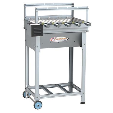Churrasqueira Giratória Itagrill Inox 5 Espetos com Caçamba Itajobi Fogões Menor preço em Churrasqueira Giratória Itagrill Inox 5 Espetos com Caçamba Itajobi Fogões