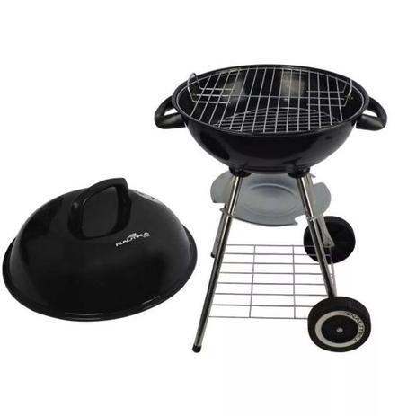 Churrasqueira Grill Americano Bafo C/ Rodas Texas Nautika Menor preço em Churrasqueira Grill Americano Bafo C/ Rodas Texas Nautika