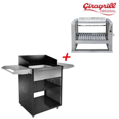 Churrasqueira Grillex Trolley II + Suporte Processador Elevgrill 584 Giragrill Menor preço em Churrasqueira Grillex Trolley II + Suporte Processador Elevgrill 584 Giragrill
