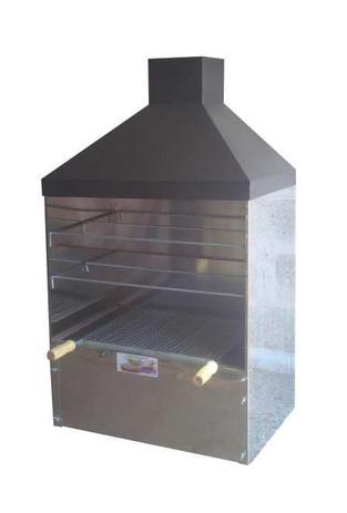 Churrasqueira Inox Luxo Com Coifa Parede Ou Bancada Gourmet 65x41 - Loja Virtual Lumaqmetal Menor preço em Churrasqueira Inox Luxo Com Coifa Parede Ou Bancada Gourmet 65x41 - Loja Virtual Lumaqmetal