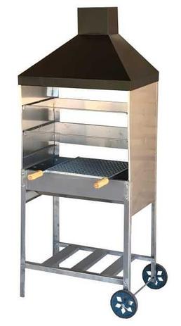Churrasqueira Inox luxo Com Coifa tamanho 65 e grelha - Lumaqmetal Menor preço em Churrasqueira Inox luxo Com Coifa tamanho 65 e grelha - Lumaqmetal