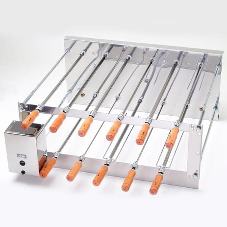 Churrasqueira Rotativa Dupla 11 Espetos Arke 127V Menor preço em Churrasqueira Rotativa Dupla 11 Espetos Arke 127V