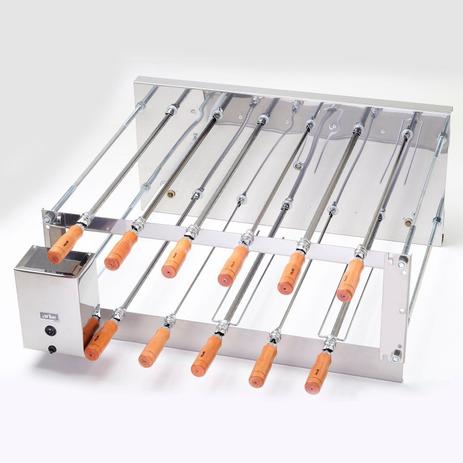Churrasqueira Rotativa Dupla 11 Espetos Arke 220V Menor preço em Churrasqueira Rotativa Dupla 11 Espetos Arke 220V